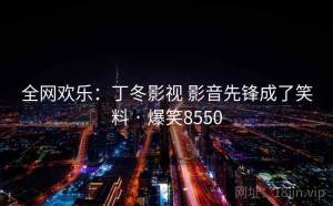 全网欢乐：丁冬影视 影音先锋成了笑料 · 爆笑8550